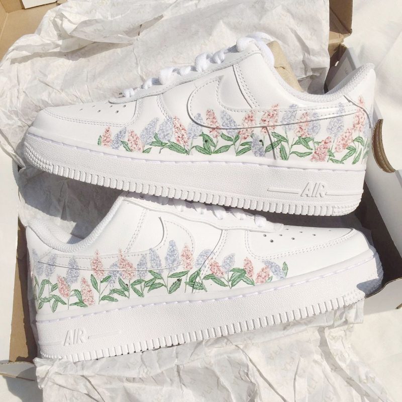 Lavender Garden Air Force 1 Custom