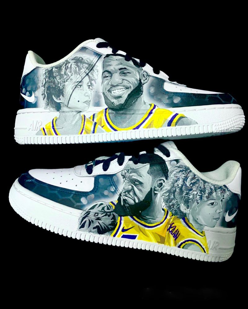 LeBron James Air Force 1 Custom