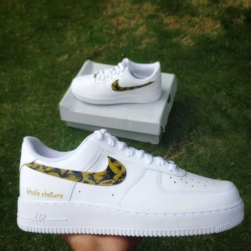 Leopard Swoosh Air Force 1 Custom - Image 2