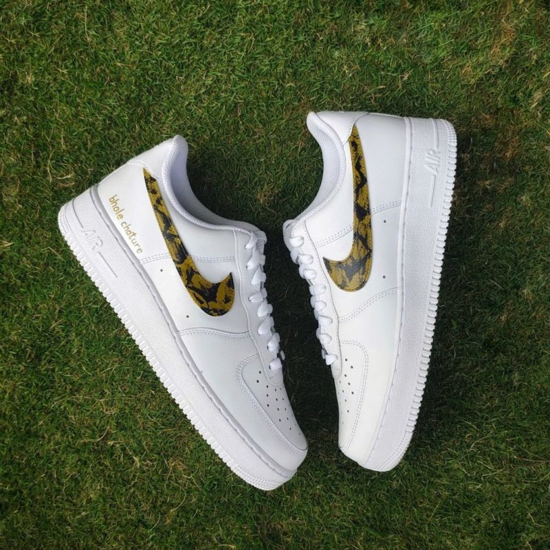 Leopard Swoosh Air Force 1 Custom - Image 3
