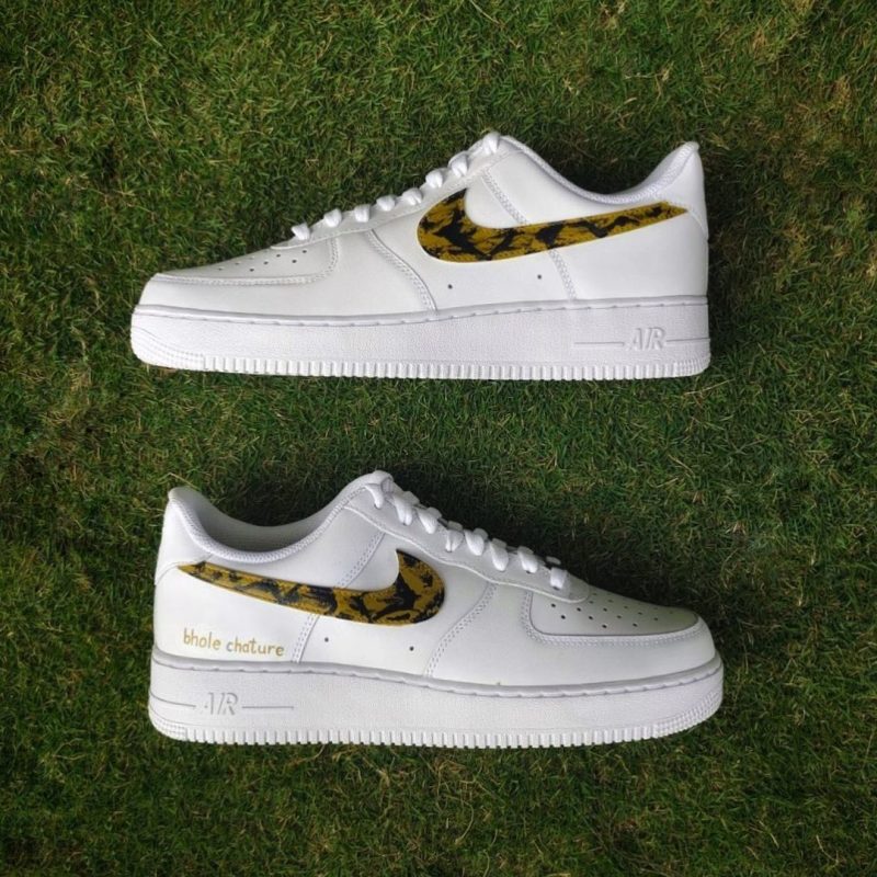 Leopard Swoosh Air Force 1 Custom