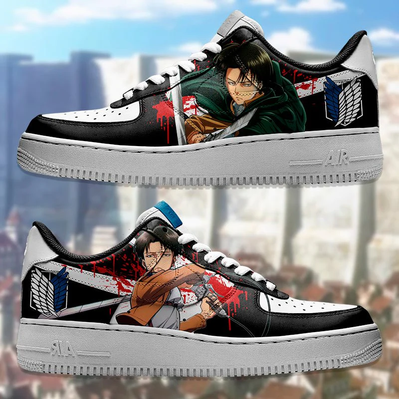 Levi Attack on Titan Air Force 1 Custom
