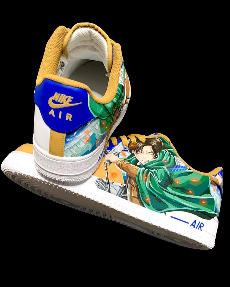 Levi - Attack on Titans Air Force 1 Custom - Image 4