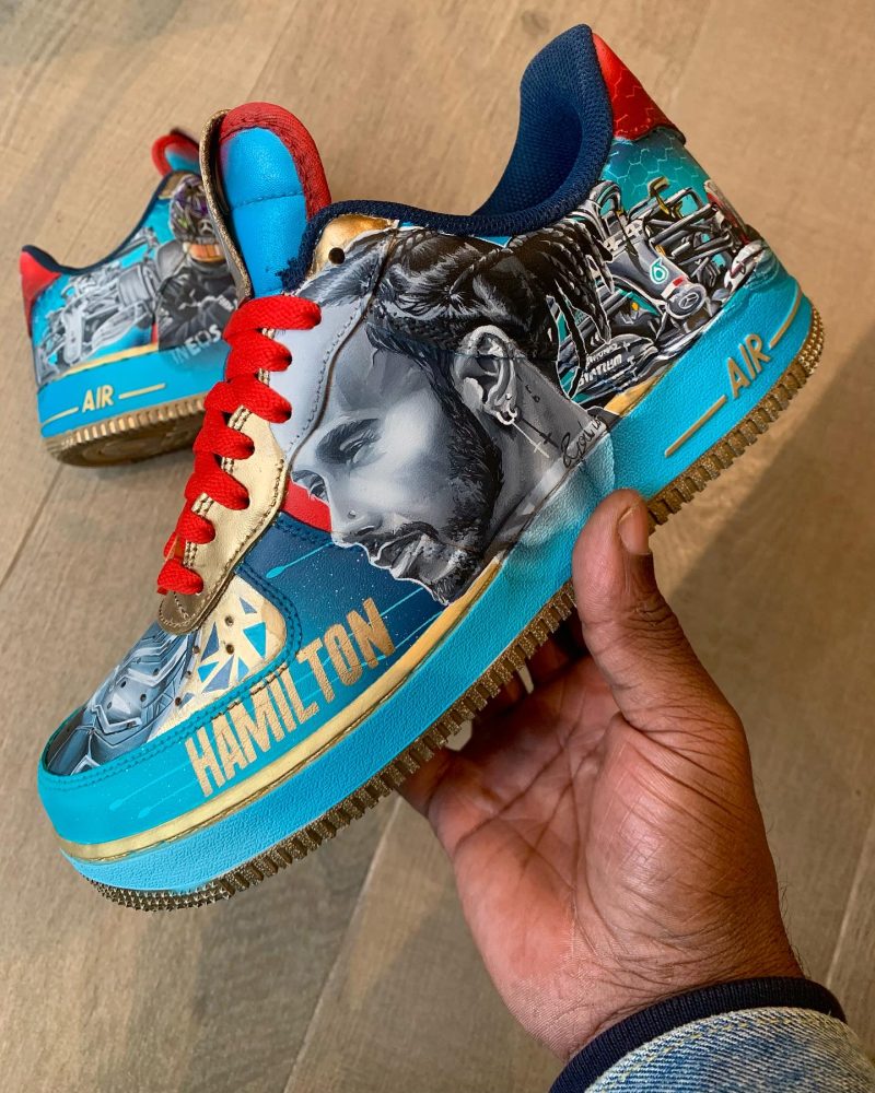 Lewis Hamilton Air Force 1 Custom - Image 2