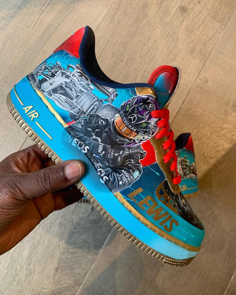 Lewis Hamilton Air Force 1 Custom - Image 3