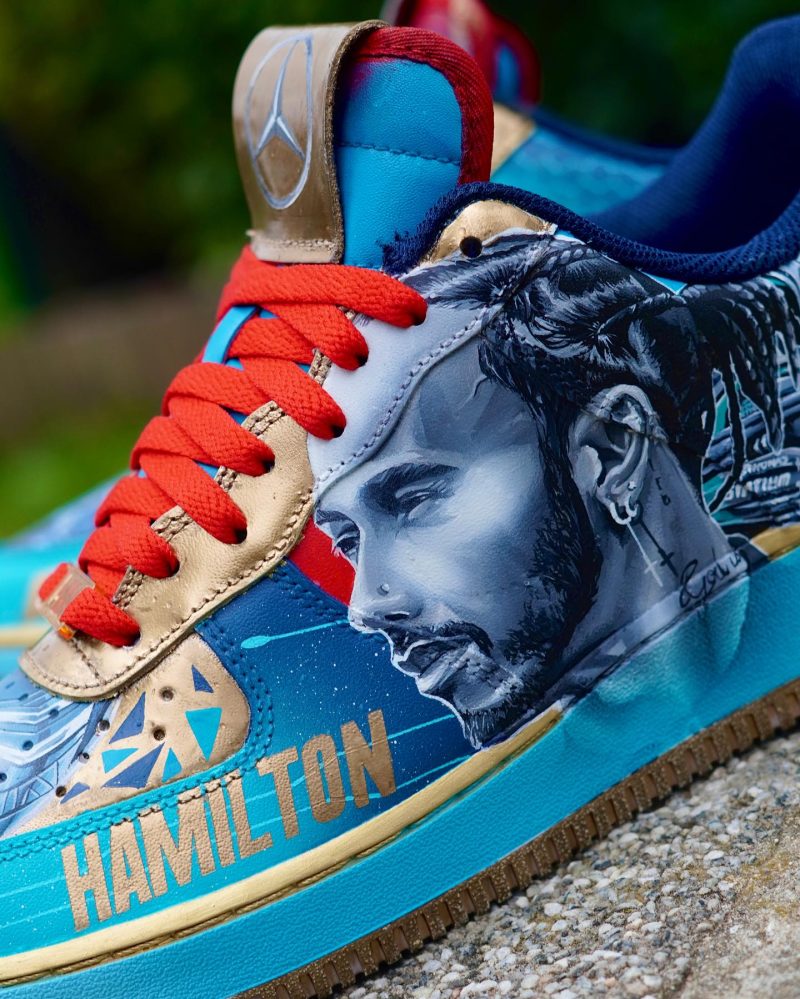 Lewis Hamilton Air Force 1 Custom - Image 5
