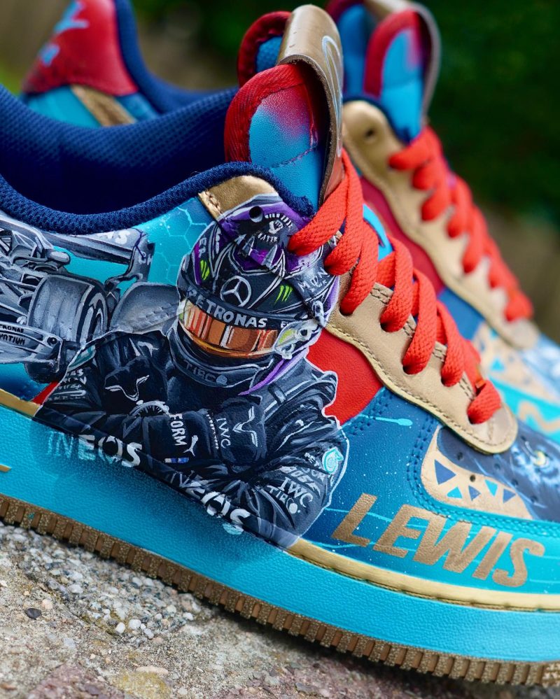 Lewis Hamilton Air Force 1 Custom - Image 6