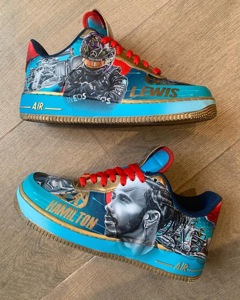 Lewis Hamilton Air Force 1 Custom