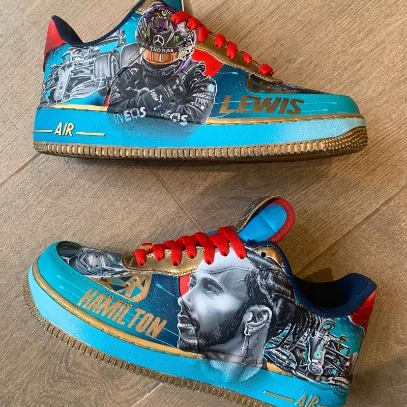 Lewis Hamilton Air Force 1 Custom