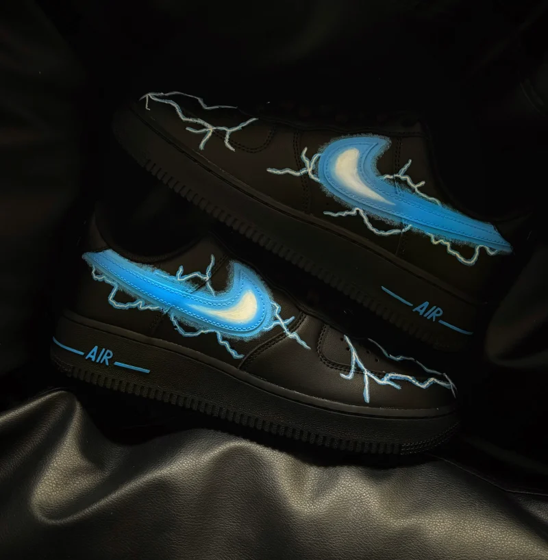 Lightning Thunder Air Force 1 Custom - Image 2