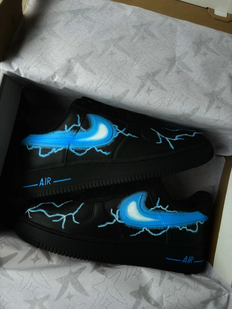 Lightning Thunder Air Force 1 Custom - Image 3