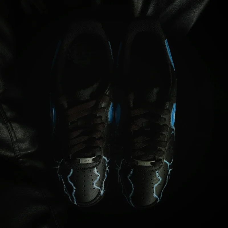 Lightning Thunder Air Force 1 Custom - Image 4