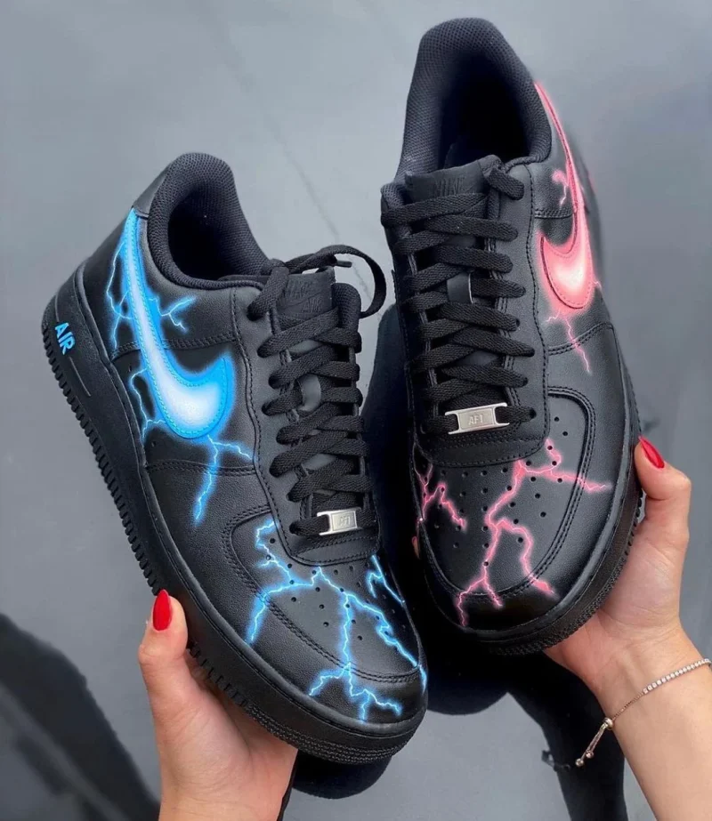 Lightning Thunder Air Force 1 Custom - Image 5