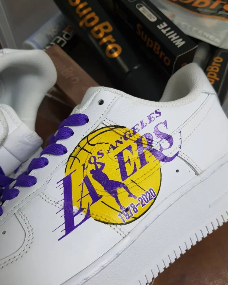 Los Angeles Lakers Air Force 1 Custom - Image 2