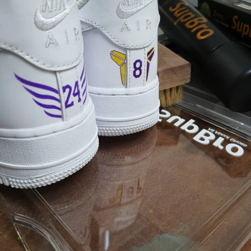 Los Angeles Lakers Air Force 1 Custom - Image 4