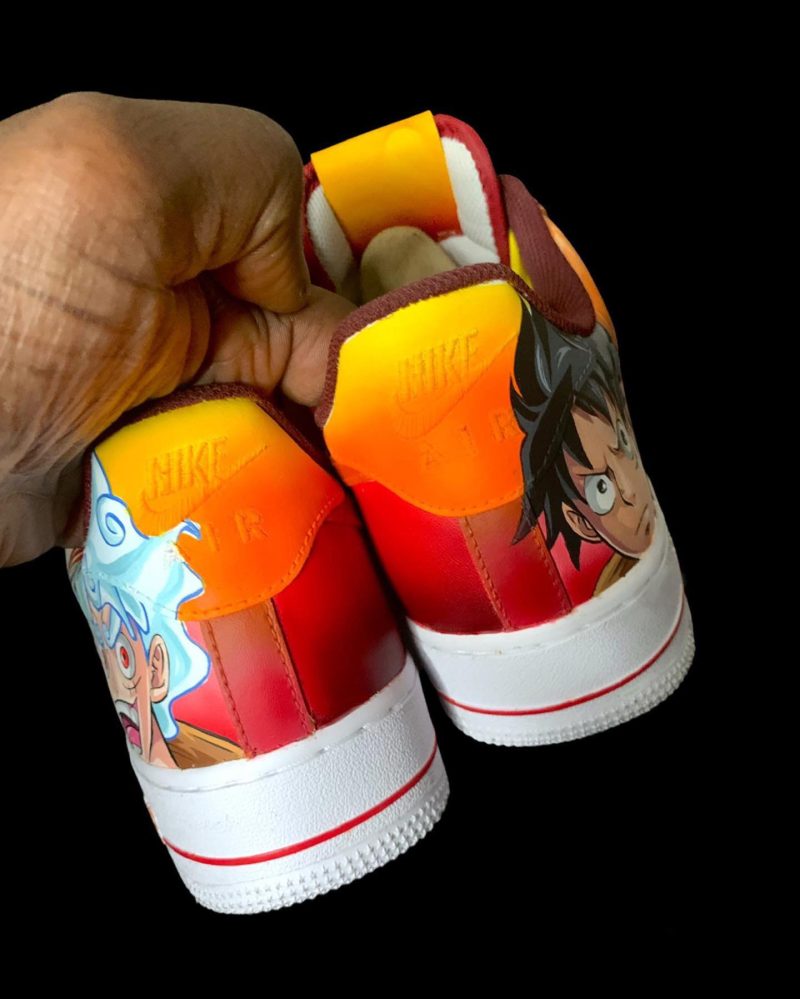 Luffy x Kurosaki x Naruto x Dragneel Air Force 1 Custom - Image 3