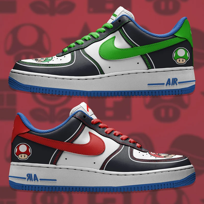 Mario Bros Air Force 1 Custom