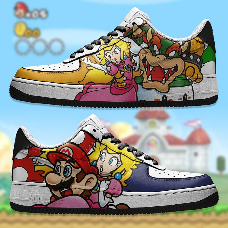 Mario x Bowser Air Force 1 Custom