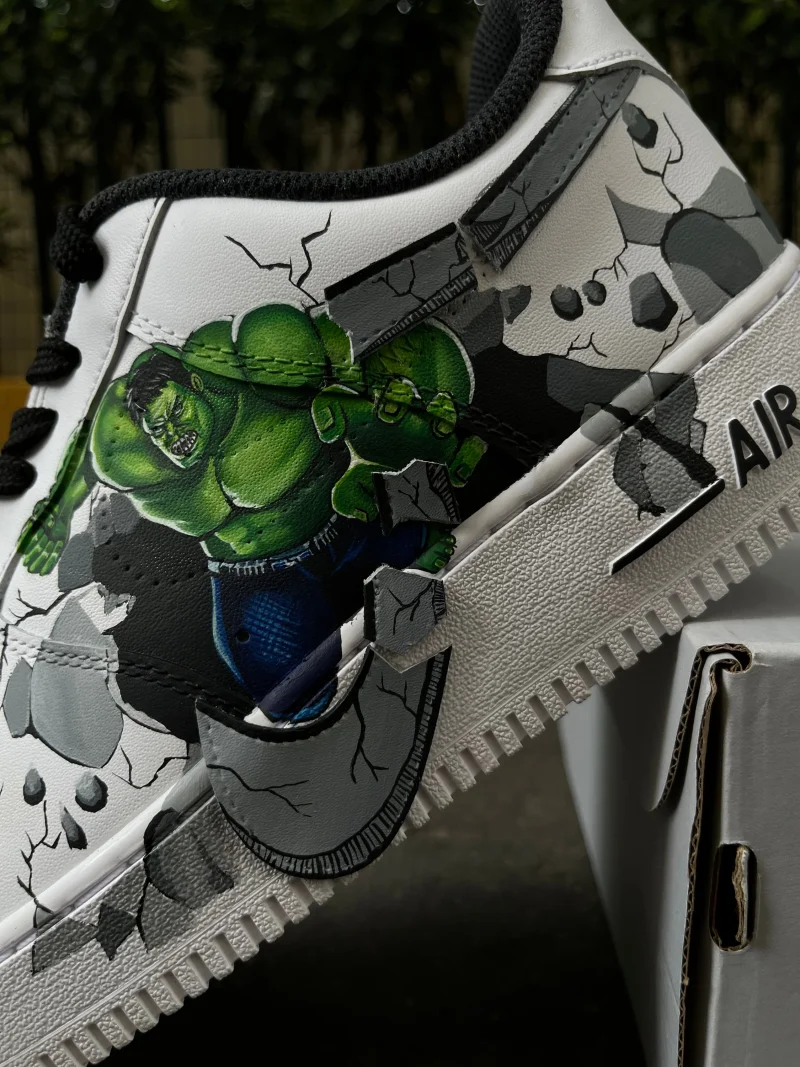 Marvel Hulk Air Force 1 Custom - Image 2