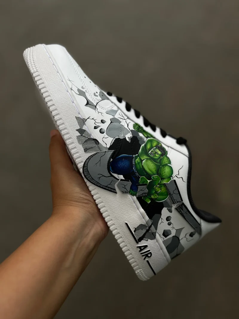 Marvel Hulk Air Force 1 Custom - Image 3