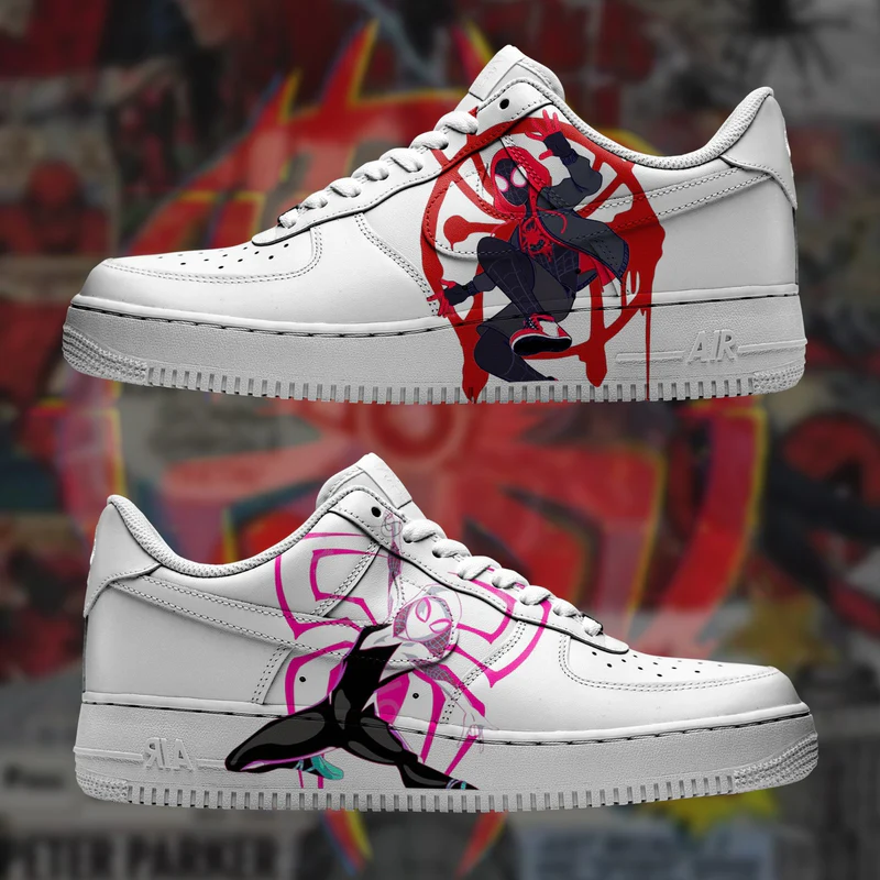 Marvel Miles & Gwen Air Force 1 Custom