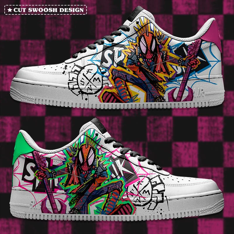 Marvel Spider Punk Air Force 1 Custom