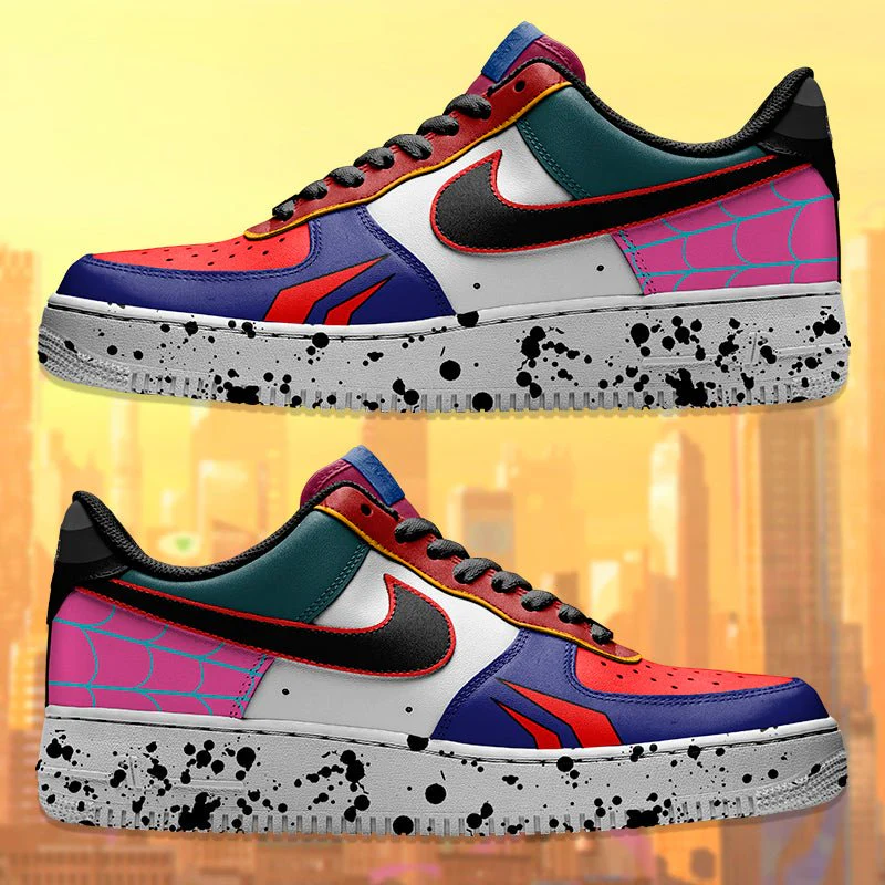 Marvel - Spider Verse Collage Air Force 1 Custom