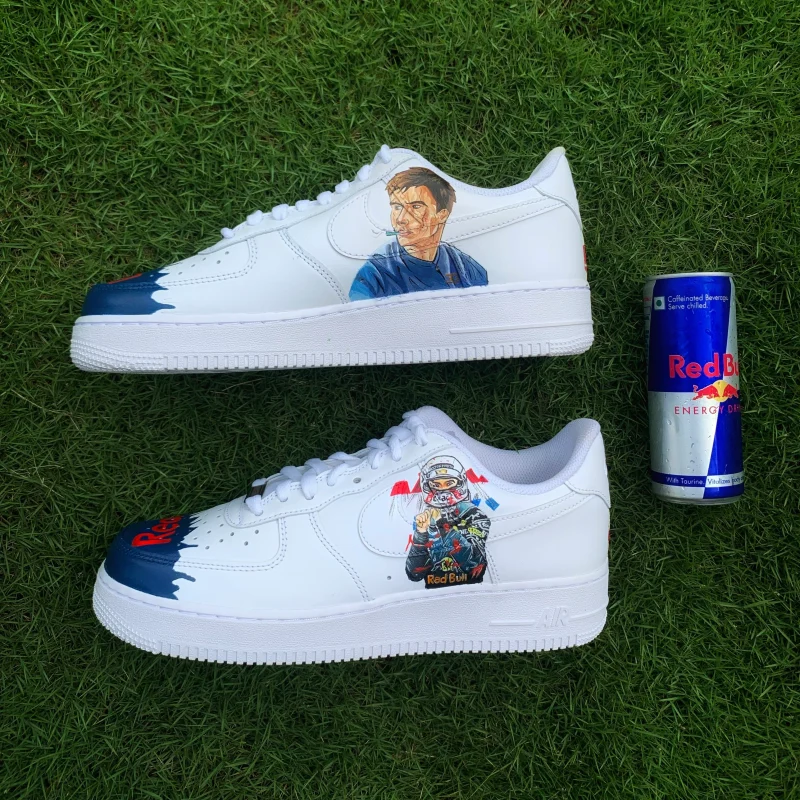 Max Verstappen x Red Bull F1 Air Force 1 Custom - Image 2