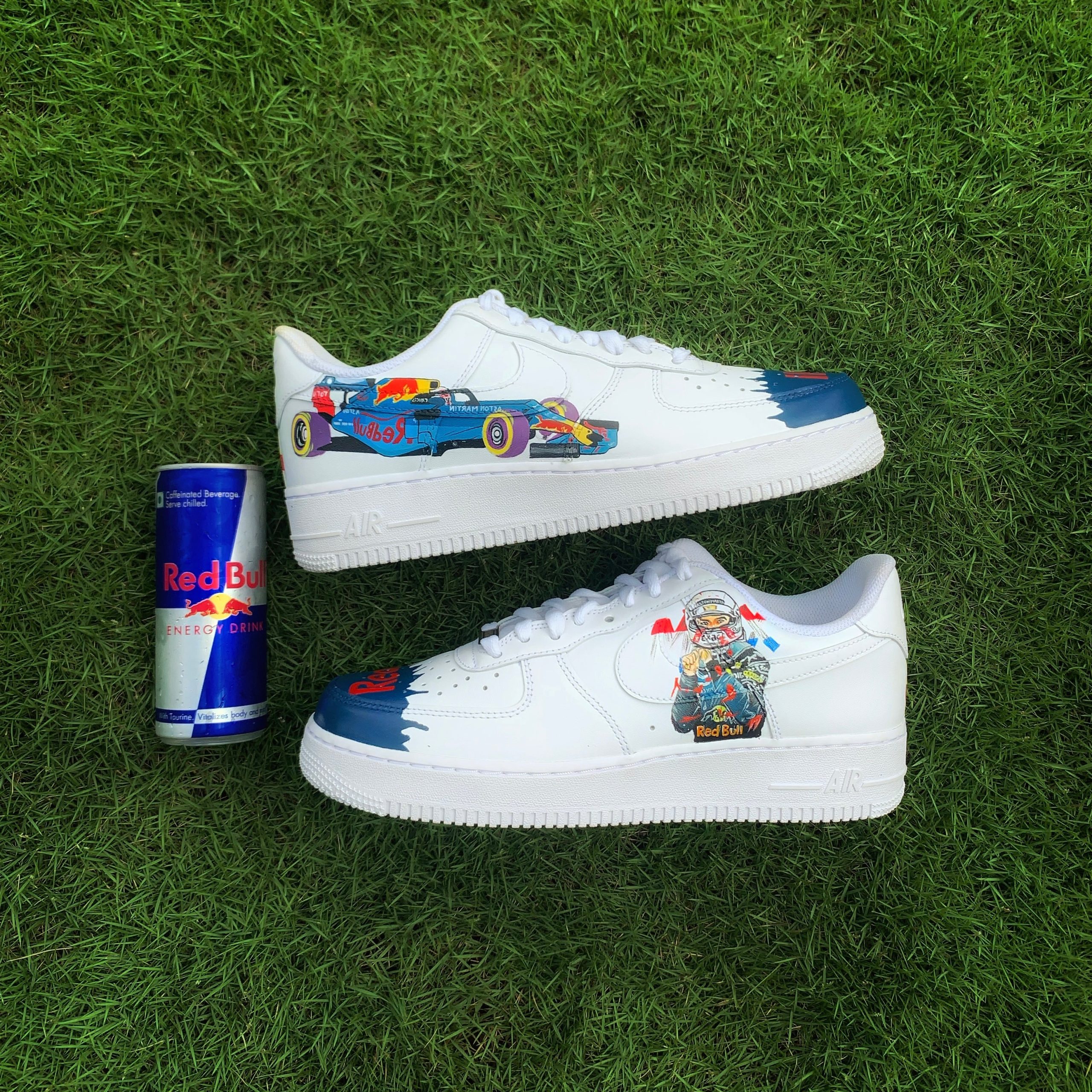 Max Verstappen x Red Bull F1 Air Force 1 Custom