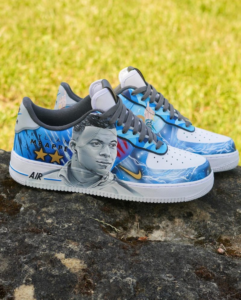 Mbappé x Messi Air Force 1 Custom - Image 4