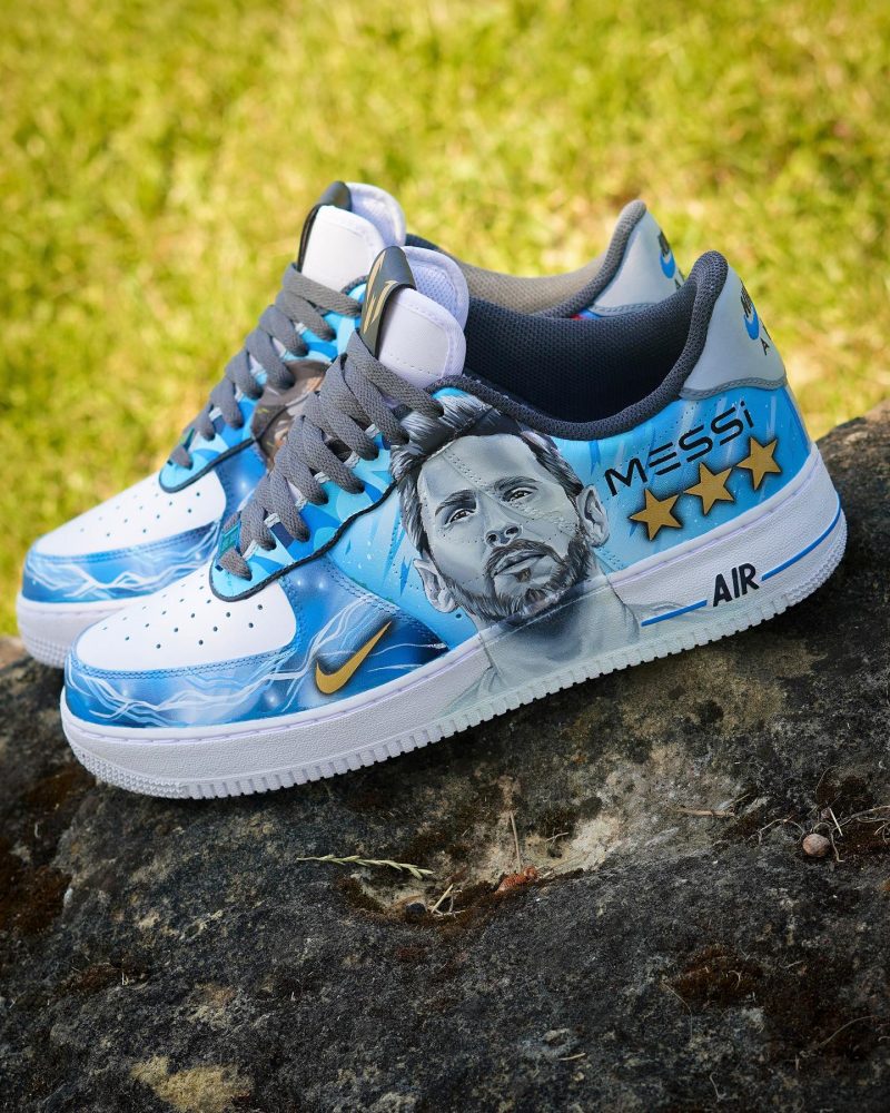 Mbappé x Messi Air Force 1 Custom - Image 5