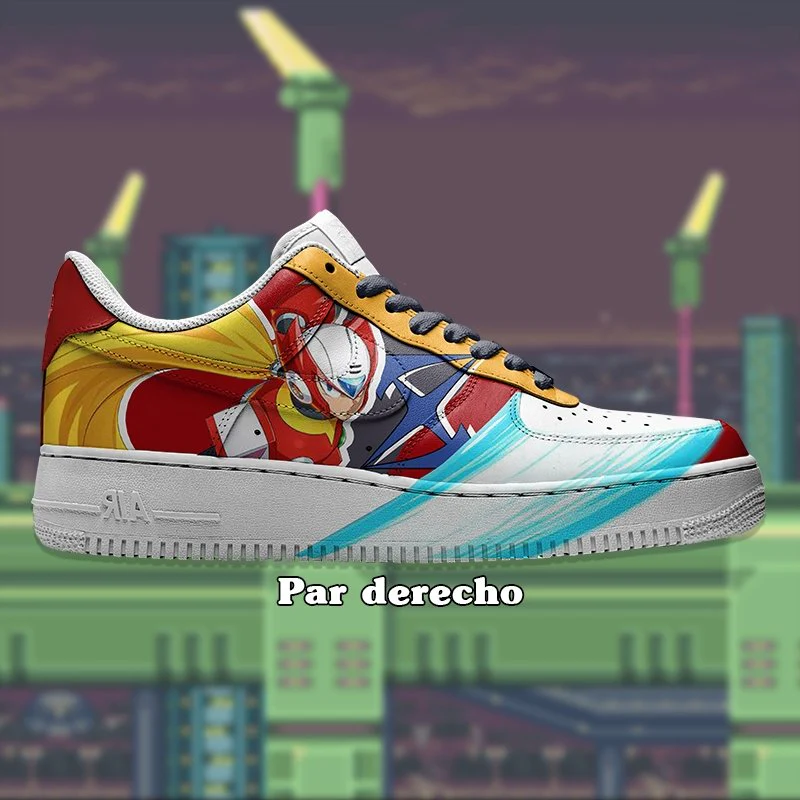 Mega Man X Air Force 1 Custom - Image 4