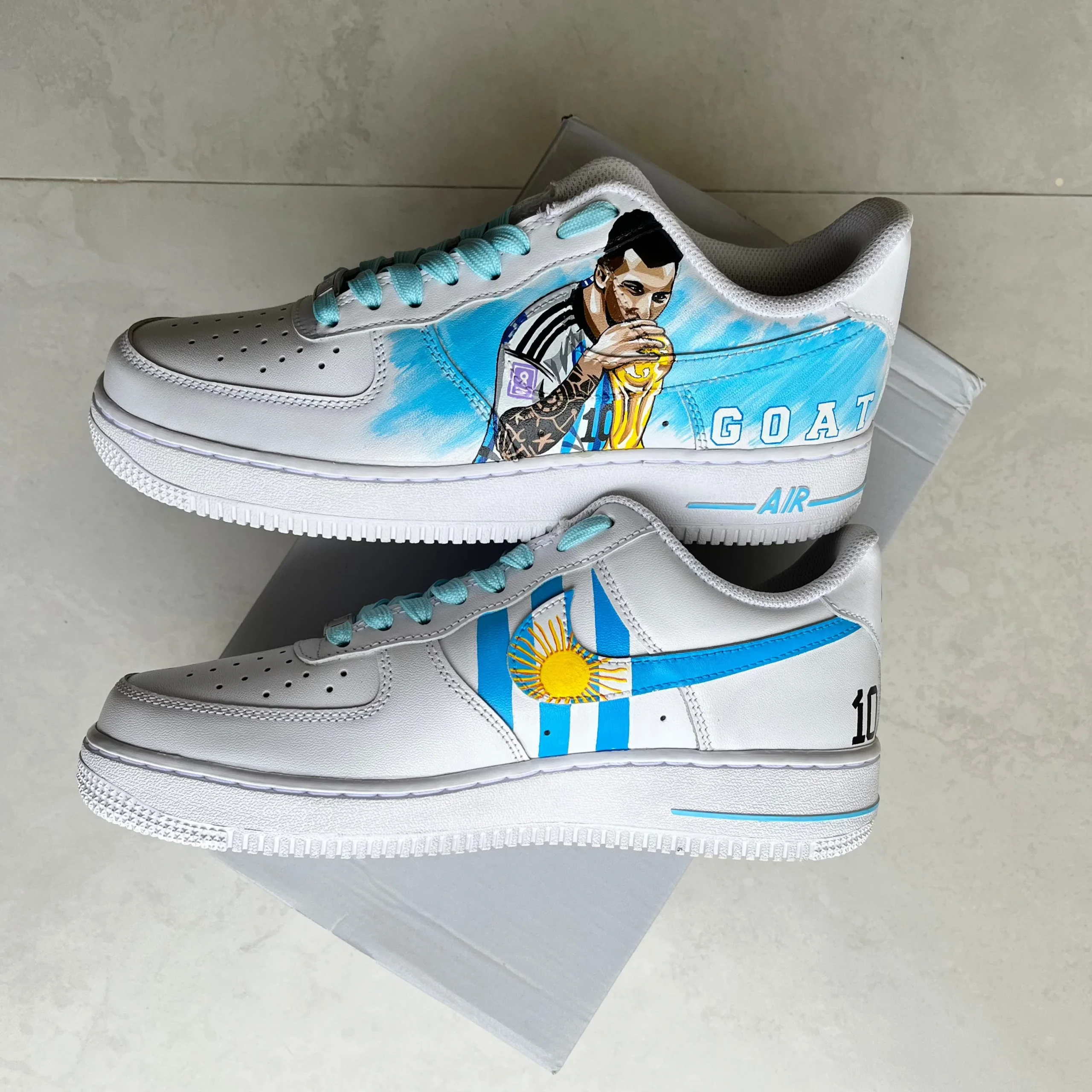 Messi Worldcup Air Force 1 Custom