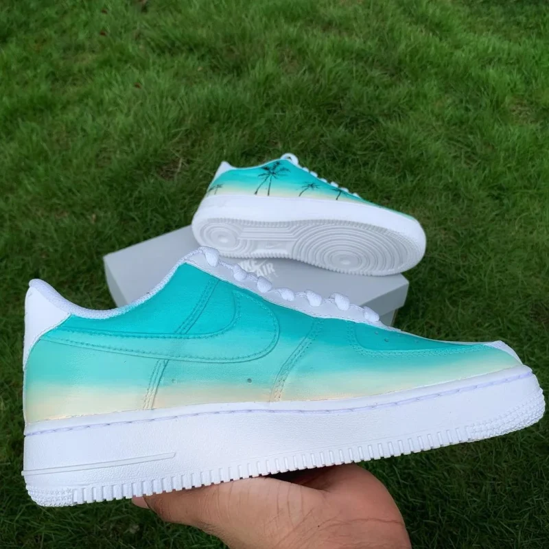 Miami Palm Tree Air Force 1 Custom - Image 3
