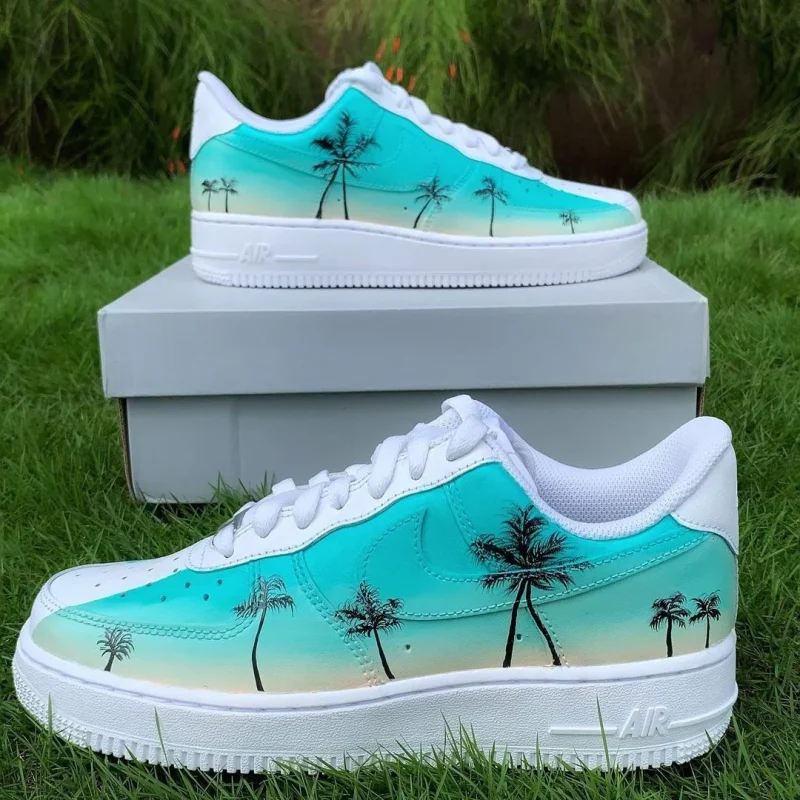 Miami Palm Tree Air Force 1 Custom - Image 4