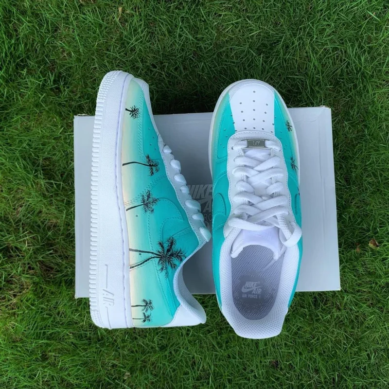 Miami Palm Tree Air Force 1 Custom - Image 6