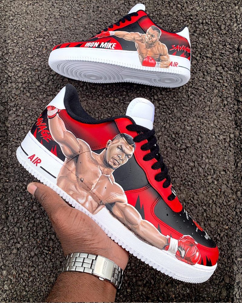 Mike Tyson Air Force 1 Custom - Image 2