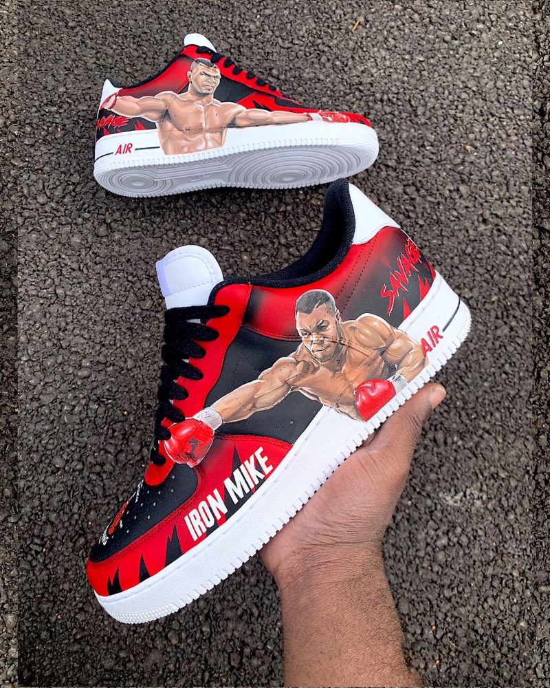 Mike Tyson Air Force 1 Custom - Image 3