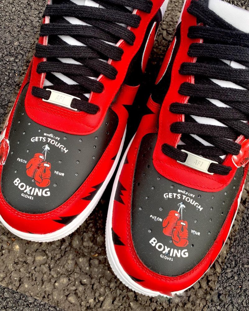 Mike Tyson Air Force 1 Custom - Image 4