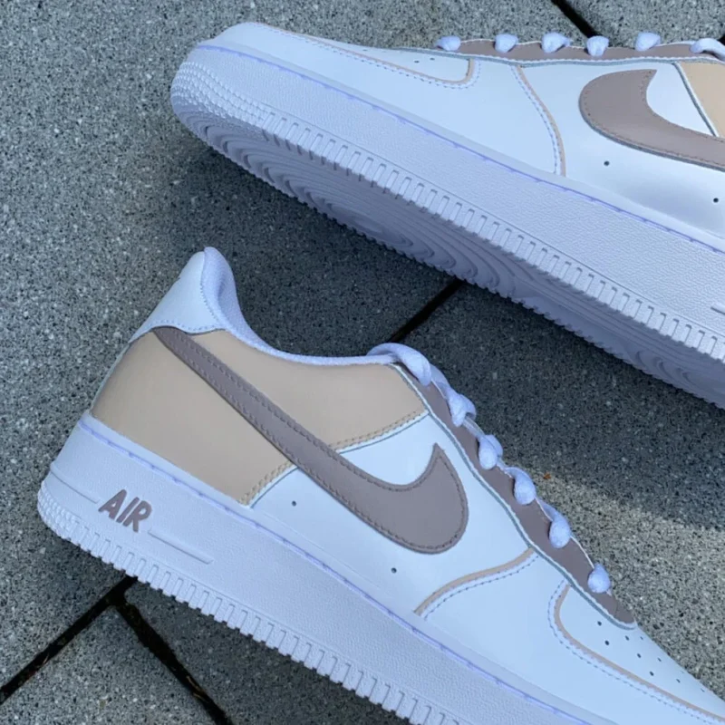 Mocha Air Force 1 Custom - Image 2