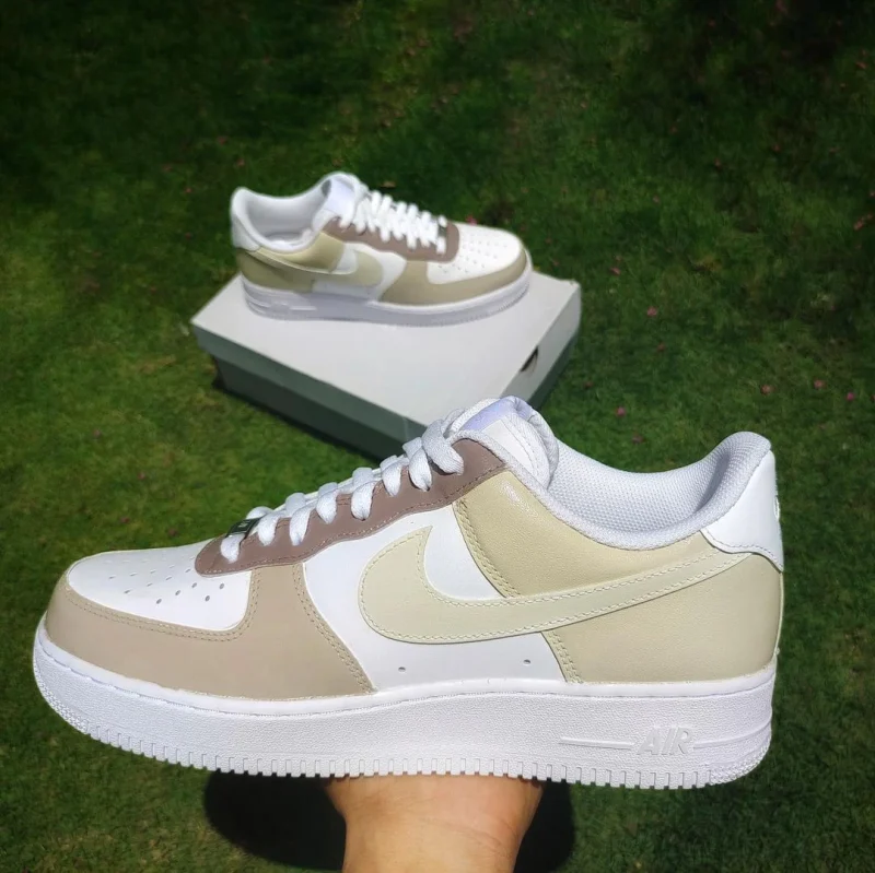 Mocha Air Force 1 Custom - Image 2