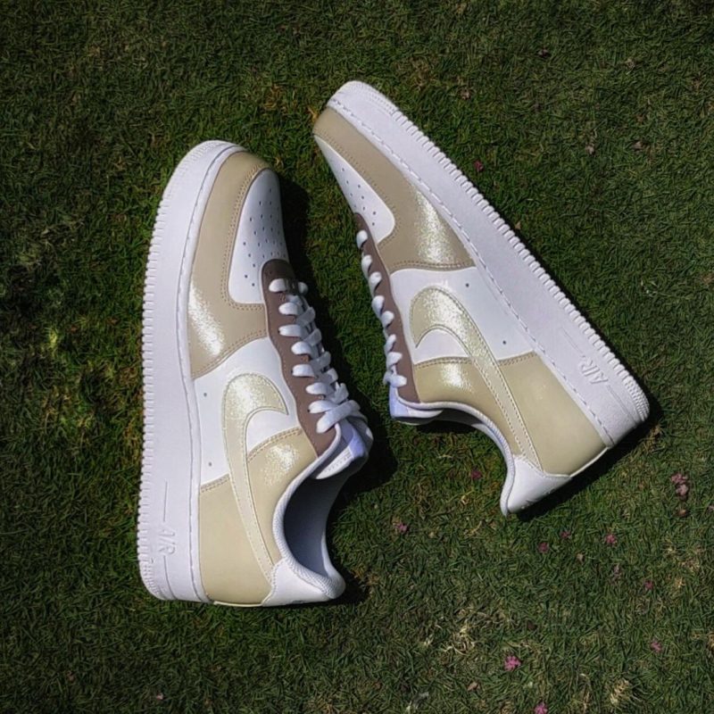 Mocha Air Force 1 Custom - Image 3