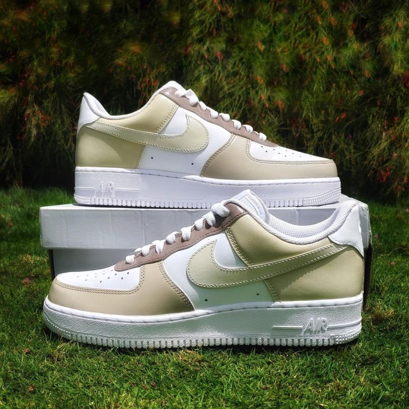 Mocha Air Force 1 Custom - Image 4