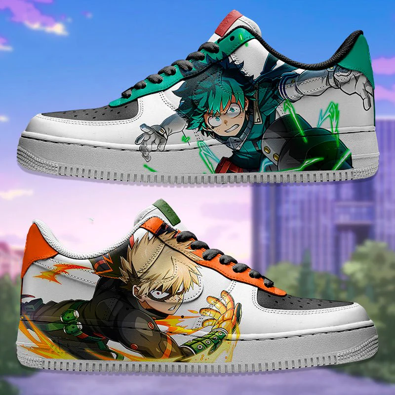My Hero Academia - Deku & Bakug Air Force 1 Custom
