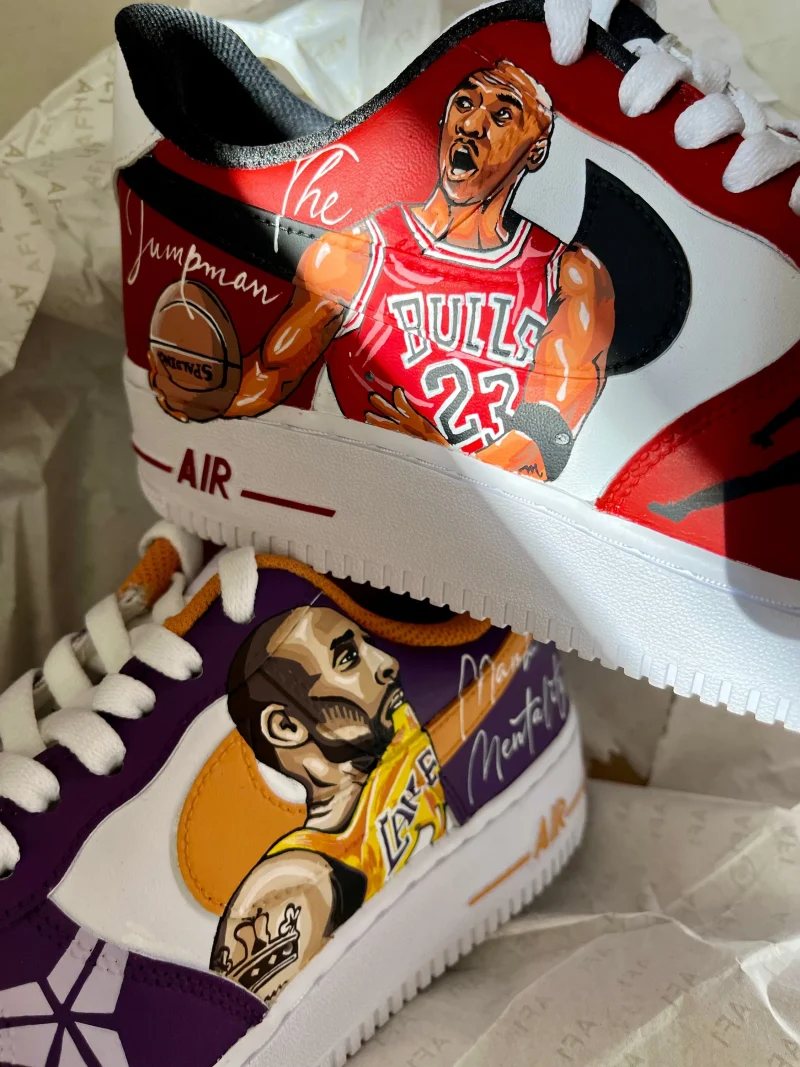 NBA Kobe Bryant Air Force 1 Custom - Image 2