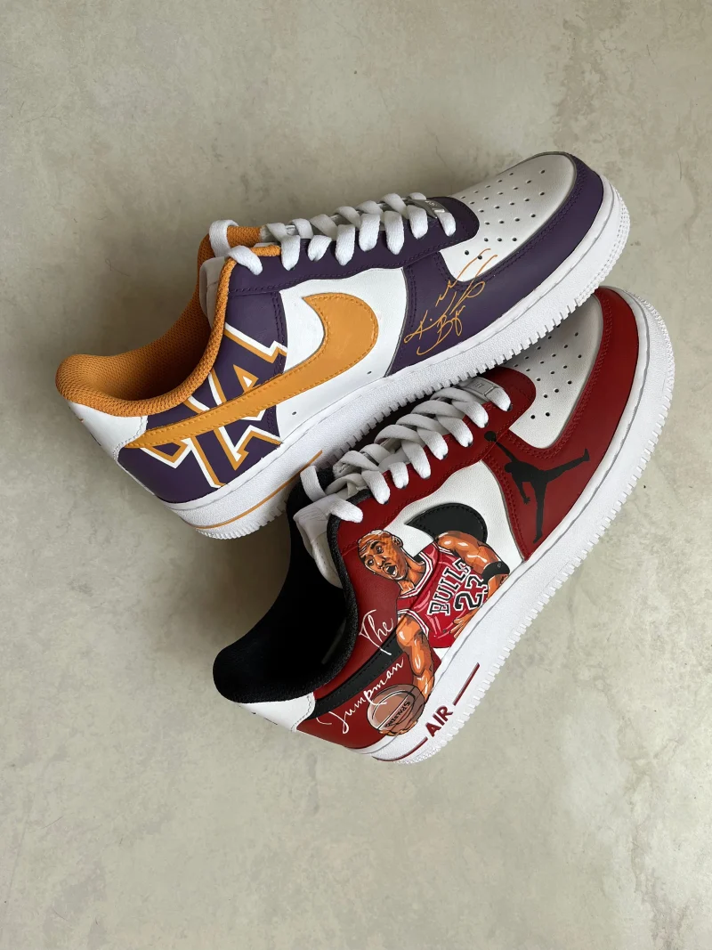 NBA Kobe Bryant Air Force 1 Custom - Image 3