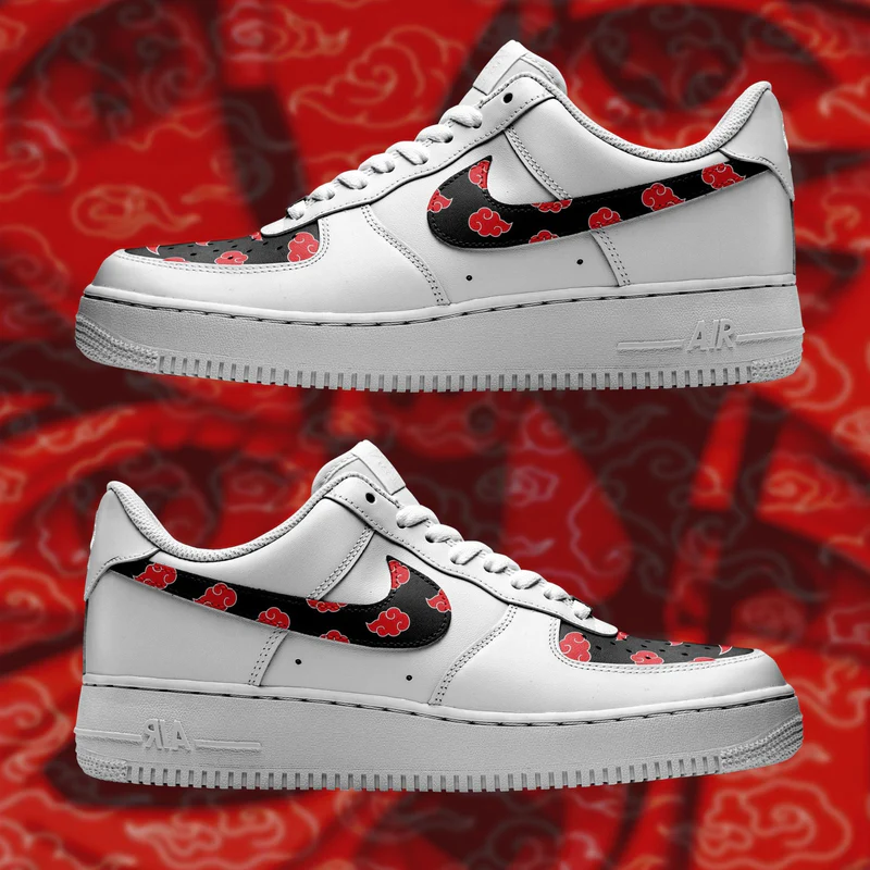 Naruto Akatsuki Air Force 1 Custom