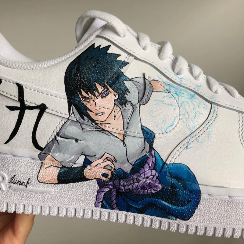 Naruto - Itachi x Sasuke Air Force 1 Custom - Image 3