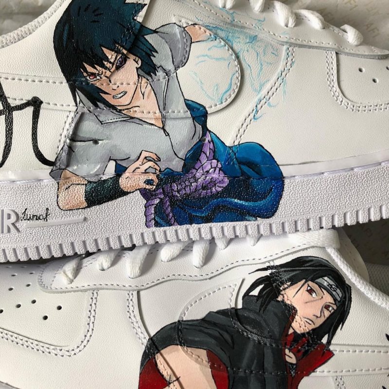 Naruto - Itachi x Sasuke Air Force 1 Custom - Image 4