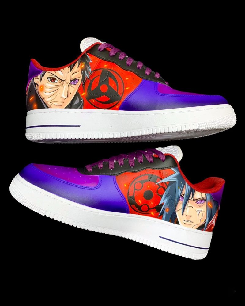 Naruto - Madara x Obito Air Force 1 Custom - Image 2